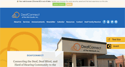 Desktop Screenshot of deafconnectmidsouth.org